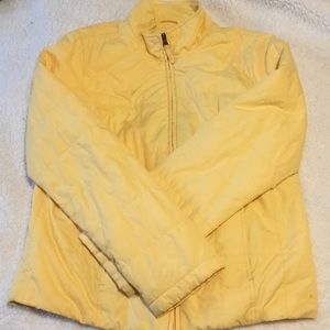 Yellow puffer jacket! Sz m